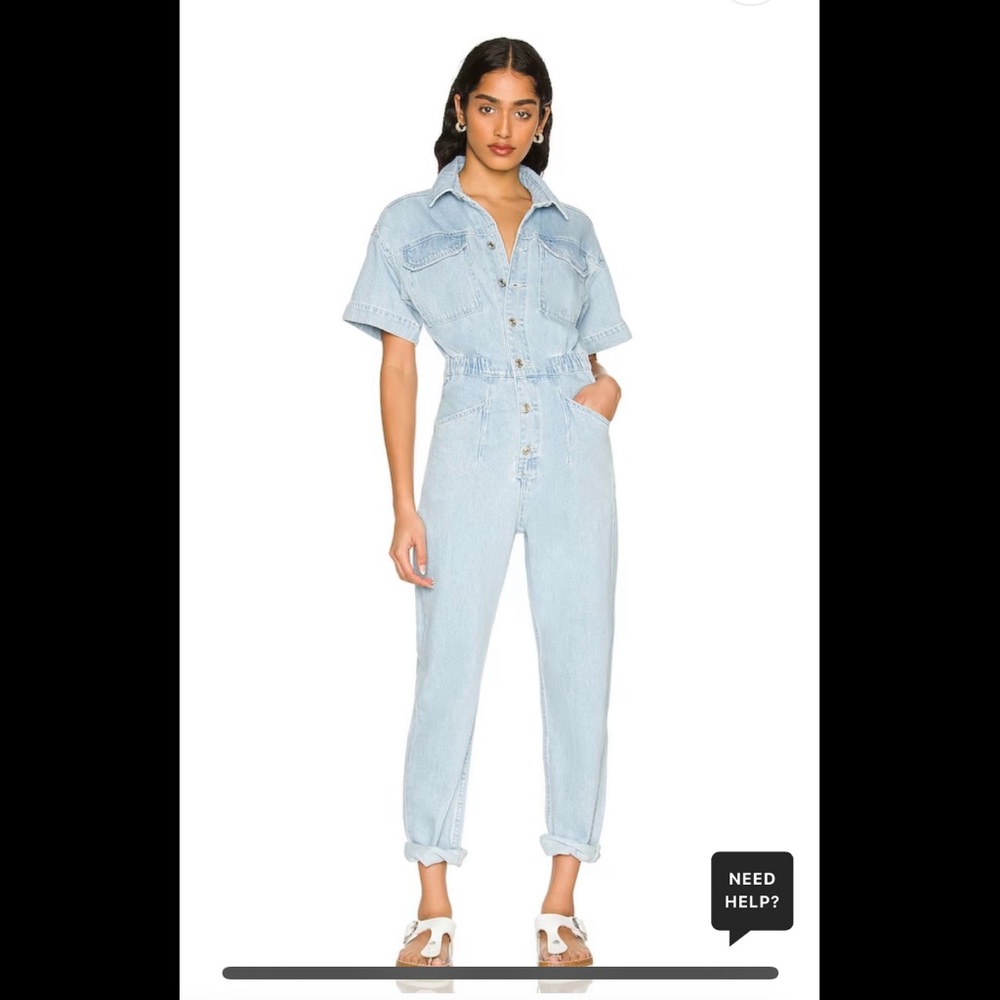 ✌🏽WE THE FREE Denim Romper Size Medium✌🏽